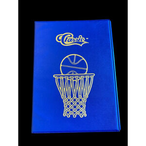 Classic Basketball Card Album Vintage EMPTY Blue 70s 80s 8" x 6"